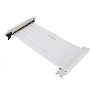 PUSOKEI PCIE 4.0 x16 Extender Riser Cable, High Dual Sided Reverse 180 Degree PCI E Ports GPU Graphic Card Extension Cable for RX 7900 7800 7700 7600 7500,etc (White)