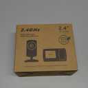 Baby Monitor with Camera and Audio, Video Baby Monitor No WiFi Night Vision 2.4" LCD Screen Portable Baby Camera Monitor Alarm Lullaby Temperature Sensor and 1000ft, Ideal for Baby/Elderly/Pet