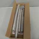 Black Curved Shower Curtain Rod Round Shower Rod Adjustable 33-78 In Stainless Steel Rustproof Bowed Shower Curtain Rods for Bathroom Bathtub Stall Rounded Curved Shower Rod Bar Need to Drill