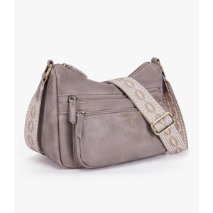 Missnine Crossbody Bags for Women, Medium Size Purses With Wide Shoulder Strap, Leather Trendy Cross Body Shoulder Handbags