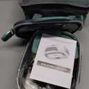 CHARMDOO Electric Lunch Box, Food Warmer Heater 12V 24V 110V, 80W Faster Heated Lunch Box for Car/Truck/Home Portable Heating Boxes with 1.5L 304 SS Container Fork & Spoon (Dark gray+Green)