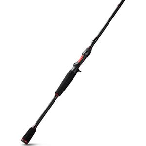 Piscifun Torrent Fishing Rod, IM6 Carbon Baitcaster Rod & Spinning Rod, High Sensitive Lightweight Casting Rod & Spinning Fishing Rod, Zirconium Oxide Rings, 2 Pieces Baitcast Rod & Spin Rod