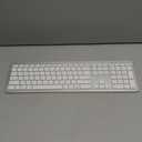 seenda Wireless Keyboard and Mouse Combo, Rechargeable Quiet Keyboard Mouse, Sleek and Ultra Thin Design, FullSize with Number Pad for Windows, Laptop, PC, Notebook, Desktop Silver and White