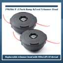 2 Pack 198386-5 Bump & Feed Trimmer Head Compatible with Makita 18V X2 LXT (36V) XRU11Z XRU12 XRU04Z Lawn Mower M8 X 1.25 LH Direct Replacement Parts