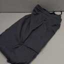 Comdecevis Men's Casual Cargo Pants Workout Joggers Stretch Sweatpants Hiking Drawstring Tactical Pants with Multi Pockets (X-Large, Dark Grey)