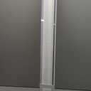 Persilux Zebra Blinds for Windows, Cordless Roller Shades Window Treatments (37" W x 72" H, White) Light Filtering Dual Layer Roller Window Shades Light Filtering Sheer Shades for Home and Office