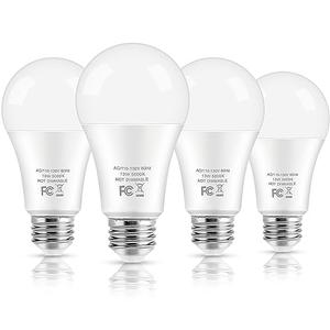 LED Light Bulbs, 100 Watt Equivalent A19, 13W 5000K Daylight White 1500 Lumens Non-Dimmable Bright E26 Edison Medium Screw Bulbs for Home Bedroom Kitchen Living Room Office Lamp, 3 Pack