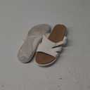 KuaiLu Womens Fashion Orthotic Slides Ladies Lightweight Athletic Yoga Mat Sandals Slip On Thick Cushion Slippers Sandals With Comfortable Plantar Fasciitis Arch Support (10.5, White Khaki)