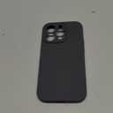 Vooii Compatible with iPhone 14 Pro Case, Liquid Silicone Upgrade [Camera Protection] [Soft Anti-Scratch Microfiber Lining] Shockproof Phone Case for iPhone 14 Pro 6.1 inch - Dark Grey