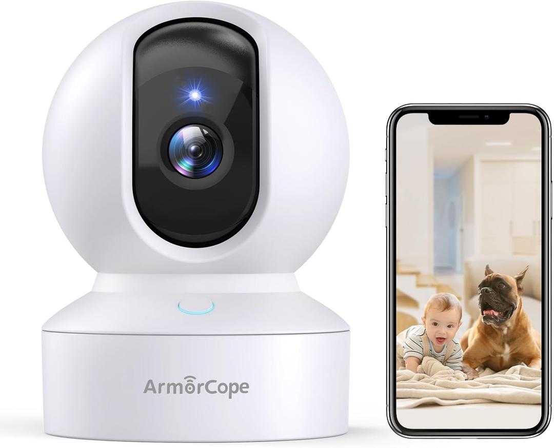 Pet Camera, 2K HD Dog Camera with Phone APP, 360 Pan/Tilt View Puppy Cam, One Click Call for Baby Monitor, MagivPix Night Vision, Motion Tracking Alarm with Cloud/Local SD, Home Indoor Security Cam