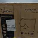 Midea WHS-65LB1 Mini Fridge, 1.6 Cu.ft Energy Star Certified Mini Refrigerator, Adjustable Thermostat, Reversible Door, Low Noise for Dorm, Office, Bedroom, Black, 1.6 Cubic Feet