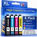 Starink Remanufactured Replacement for Epson 232 232XL Ink Cartridges Combo Pack for Workforce WF-2930 WF-2950 Expression XP-4200 XP-4205 Printer Ink,Replacement for Epson 232 Ink Cartridge,4 Pack