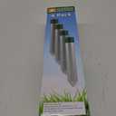 4 Pack Sonic Mole Chaser - Battery Operated Pest Repeller Stake, Scares Away Moles, Voles, Gophers and Rats by GreenLighting (Metal & Green)