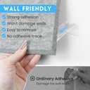 Large Cork Bulletin Board for Wall 48"x36", 12 Pack Felt Wall Tiles with 80 Pushpins, 60 Safe Removable Adhesive Tabs, Decorative Pin Board Tack Board for Office Home School, Dark Gray