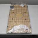 Serene Valley Sink Bottom Grid 24-1/8" x 12-5/8", Centered Drain with Corner Radius 1-1/2", Sink Protector NLW2412C