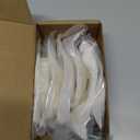 Goldenwarm 6 Pack Gold Cabinet Handles Drawer Pulls Finger Edge Pull for Half Moon Cup Luxury Hardware 3" Hole Center Brushed Brass Knobs