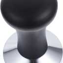 ULTECHNOVO Espresso Tamper with Iron Flat Bottom and Wooden Handle, Ergonomic Coffee Press Tool for Coffee Making Accessory, Restaurant Use, Smooth Polished Surface