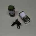 Portable Camping Lantern Rechargeable -4inch, 2000LM LED Camping Lights Lantern with Redlight&20Hours Runtime& Stepless Dimming, Hurricane Emergency Lights for Power Outages, Waterproof Camping Lamp