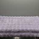 NEWCOSPLAY Faux Fur Throw Blanket Lavender Bubble Blanket Thick Warm Soft for Couch Sofa Bed 550GSM (Lavender, Throw(50"x60"))