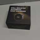 Automatic Soap Dispenser Foam Bathroom: Wall Mount Rechargeable Touchless Adjustable Auto Smart Electric Plastic Black Foaming Soap Dispenser with Clock - Kitchen - Hand Dish Lotion Couple Kids