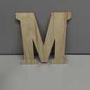 8 Inch 84 Pieces Wooden Unfinished Letters Wood Surface Alphabet Thin Wooden Letters for Crafts Wall Decor