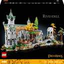 LEGO Icons The Lord of The Rings: Rivendell Building Model Kit for Adults, Construct and Display a Middle-Earth Valley with 15 Minifigures, A Great Gift for LOTR Fans and Movie-Lovers, 10316