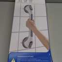 TAILI Grab Bars for Bathtubs and Showers 2 Pack Suction Grab Bar, Heavy Duty Shower Handle Removable Bath Handrails for Seniors and Elderly, Bathroom Safety Grip No Drilling Waterproof,Grey (16.8", Gray)