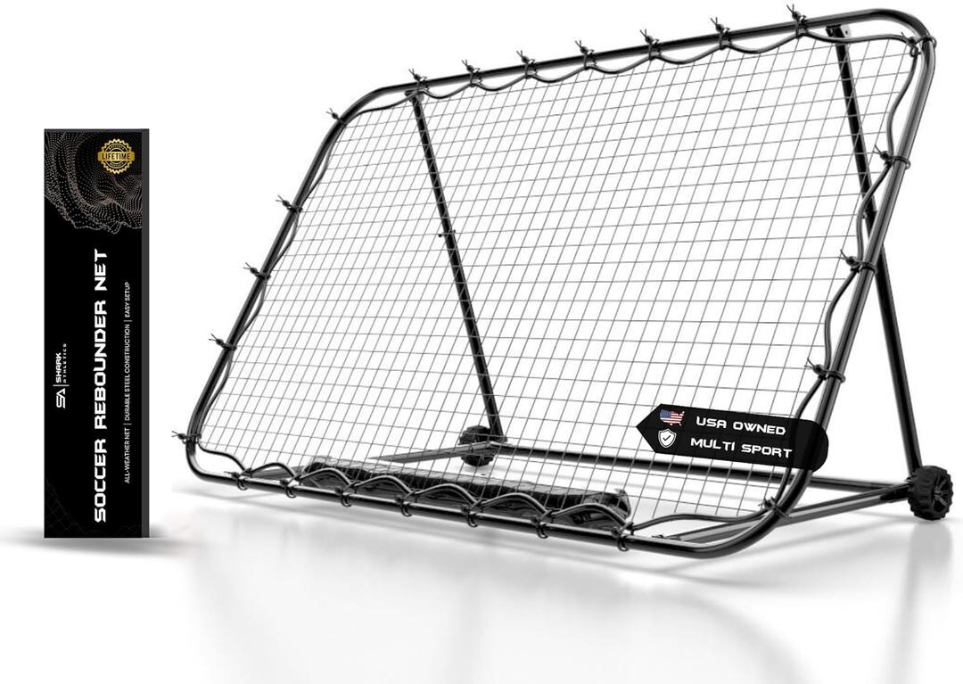 Rebounder Large: 6ft x 3.5ft - Bounce Back - Return with Rebounder - Training for Backyard (Portable & Easy Setup)