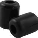 LQ Industrial 60PCS Plastic Drainage Basket Feet Bowl Rack Non Slip PVC Feet 5MM Kitchen Sink Rack Feet Used to Support the Sink Rack to Protect the Sink Grill Black