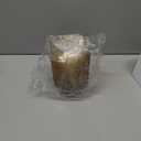 bUCLA 50Pack Gold Glitter Plastic Serving Bowls - 16oz Disposable Serving Bowls for Party Dessert/Ice Cream/Salsa/Snack