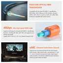 8K HDMI Fiber Optic Cable CL2 Rated 50 Feet 48Gbps 8K60Hz 4K120Hz Dynamic HDR eARC HDCP2.2/2.3 for RTX4080/4090/3080/3090, Xbox S/X, PS5/4, AVR, Projector, LG/Samsung/Sony TV