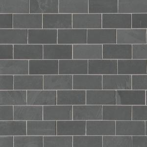 MSI Montauk Black Gauged Slate Subway Tile  Kitchen Backsplash, Bathroom & Shower Wall, Floor Tile,Sample