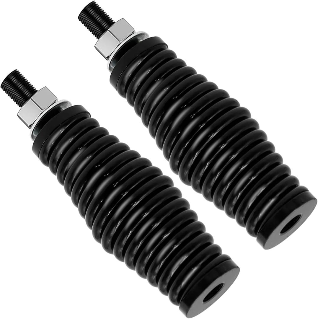 2 Pieces Barrel Spring Mounting Base Whip Light Spring Mounting Bracket CB Antenna Spring Mount for ATV UTV Truck
