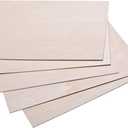 5PCS Basswood Sheets 1/16 128 Inch,Unfinished Plywood Craft Basswood Sheet for Cricut Maker
