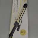 HOT Tools 24K Gold Professional 1 1/4" Extended Barrel Curling Iron with Clamp for Tousled Curls - 24K Gold Technology for Long-Lasting Results & Longer Barrel for Easy Styling