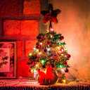ASENEK Christmas Light, 33ft 100 LED Outdoor String Light with Timer & 8 Modes, 3AA Battery Operated Waterproof String Light for Outdoor and Indoor Dcor Multicolor