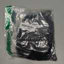 WILLBOND Cotton Triangle Hair Net for Rollers, Women Mesh Hair Net Setting for Sleeping, 35 x 35 x 57 Inches, Black (4)