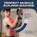 Twister Arm Trainer 20/60 & 40/90 lbs - Adjustable Chest, Arm & Upper Body Workout Bar for Home Gym Strength Training - Silent Resistance Power Twister by GOHOMELY