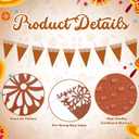 5 Pcs 44 ft Mexican Party Banner Decorations Papel Picado Dia De Los Muertos Cinco De Mayo Decor Muertos Hanging Garlands Mexican Birthday Wedding Party Decoration