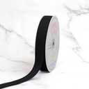 Creative Ideas 7/8-Inch Solid Grosgrain Ribbon, 50-Yard, Black
