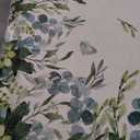 Artoid Mode Green Flowers Floral Eucalyptus Spring Area Rug, Summer Home Decor Low-Profile Area Rugs for Entryway Bedroom Living Room Laundry Room Indoor 5x7 Feet (5' x 7')