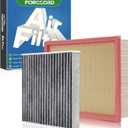 Cabin & Engine Air Filter Fit for Nissan Pathfinder 3.5L 2022-2025 2026, INFINITI QX60 3.5L 2022-2025 2026 Filter Replacement 272775NA1A 16546-6TA0A Car Accessories