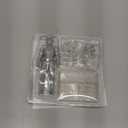 Yookeer Body Set, Drawing Action Figures Female and Male PVC Drawing Doll Human Model Manikin Art Mannequin Figures with Joints for Artists (Gray)