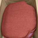 Klear Vu Gripper Omega Non-Slip Windsor Chair Cushions with Skid-Proof Seat Pad for Dining Room, Kitchen, and Office Use, 16x15 Inches, 2 Count (Pack of 1), Flame