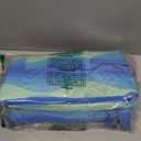 #WEJOY 3 in 1 Outdoor Picnic Blanket, Padded 3 Layers Beach Blanket, 80x60'', 4 Person, Easy to Fold, Waterproof for Lawn, Camping, Park (Blue)