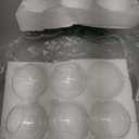 Pack of 6 Hanging Glass Orbs Hanging Glass Globe Terrariums with 2 Side Hole for Candle Holder, TeaLight Holder Candlestick for Wedding Decor (Clear)