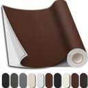Shagoom Leather Repair Patch, 17X158 inch Strong Sticky Repair Patch Self Adhesive Waterproof, DIY Large Vinyl Patches for Couches, Furniture, Sofa, Car, Chair (DBrown, 17X158 inch)