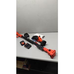 Cordless Pole Saw, 2-in-1 6" Battery Powered Pole Saws for Tree Trimming, 21V 2.0Ah Batteryes & Extension Pole, 14ft Max Reach Small Pole Saw for Wood Cutting, Trimming, Black & Red