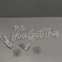 SYLHOME You Got This Led Neon Light Sign Bedroom Office Desk Shelf Wall Sign Decor Encouragement Birthday Wedding Party Decor USB 15.75"X6.3"