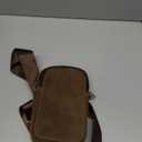 Genuine Leather Sling Bags for Men Crossbody Purse Vintage Small Messenger Shoulder Bag for Phone Side Chest Daypack Bag (Brown)